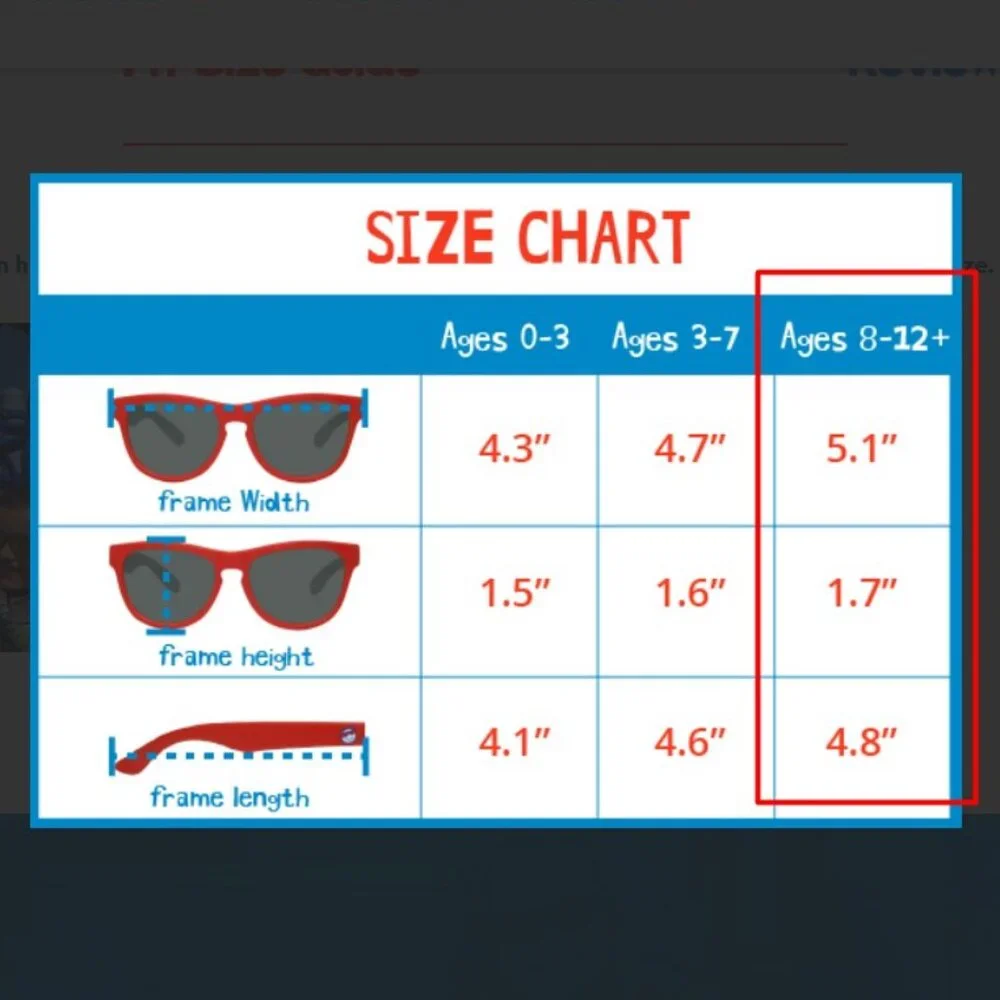 😎 Kids minishades Polarized Sunglasses, Gray with Orange Mirror Lenses